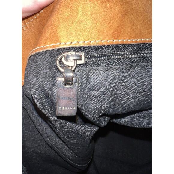 Celine Suede Shoulder Bag Bucket Bag Black Vintage - Picture 15 of 16